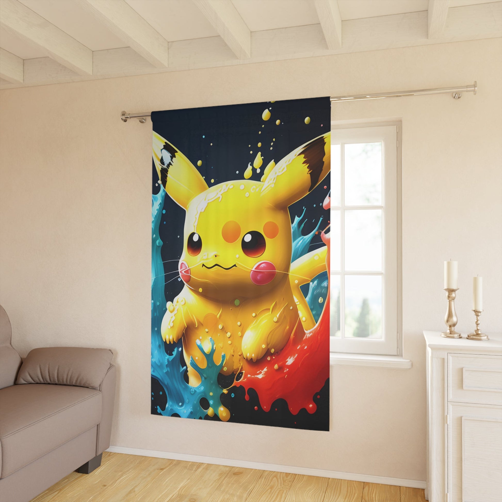 Whimsical Fusion Blackout Curtain - Pokestalgia LLC