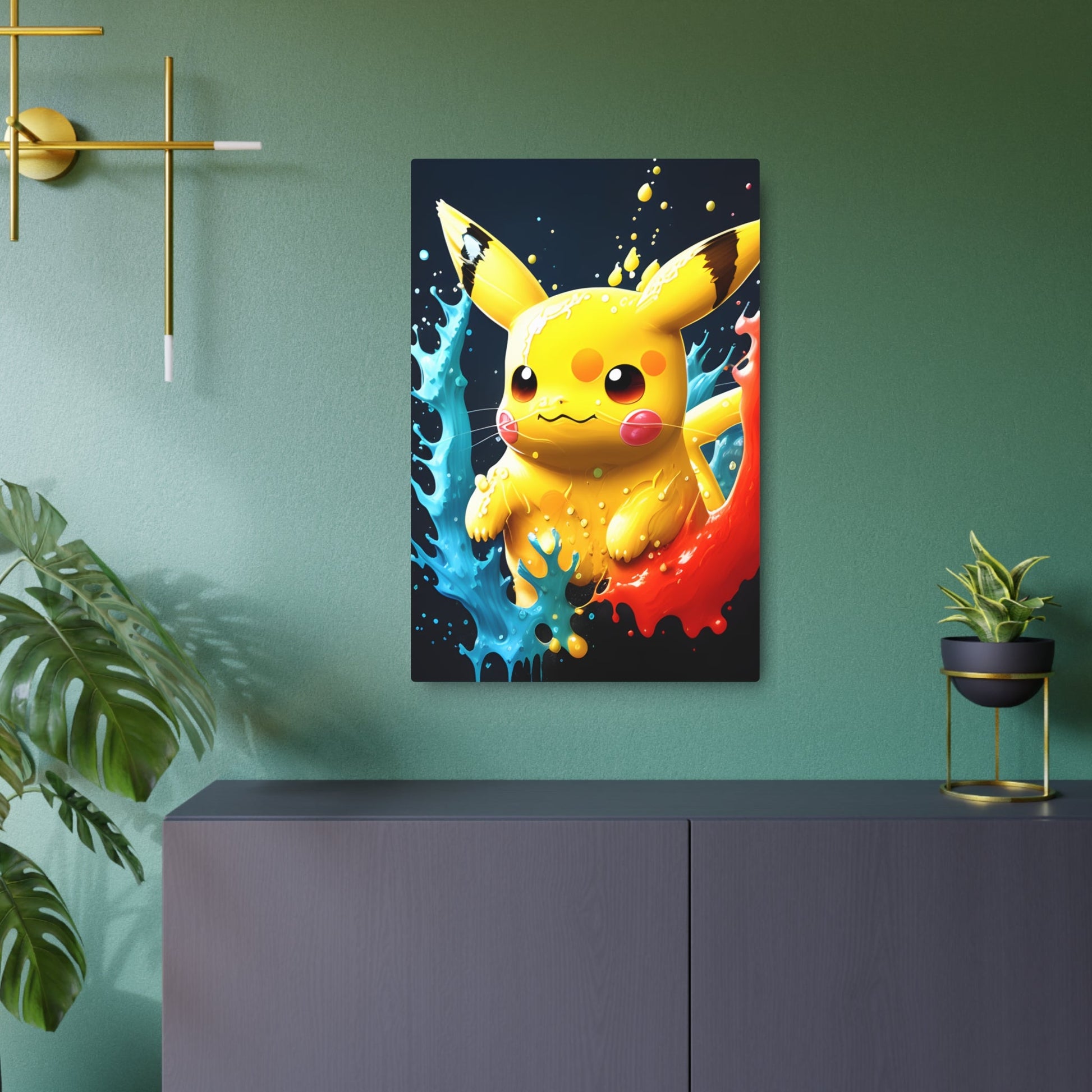 Whimsical Fusion Metal Art Sign - Pokestalgia LLC