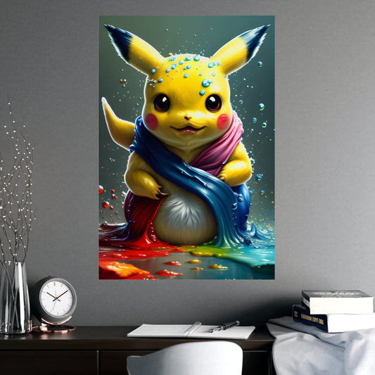 Whirling Watercolors Matte Poster - Pokestalgia LLC