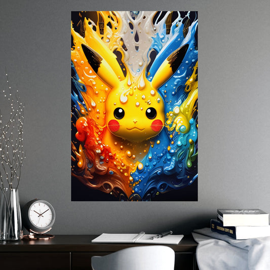 Whirling Waters Matte Poster - Pokestalgia LLC